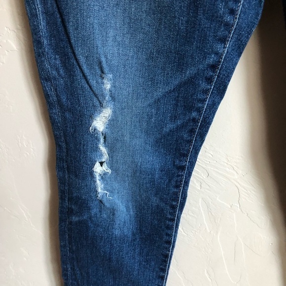 AG The Ankle Super Skinny Distressed Denim Jeans - Picture 4 of 12